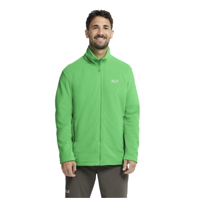 Jack Wolfskin Fleecejacke Taunus 100 Full Zip (leicht, atmungsaktiv) grün Herren