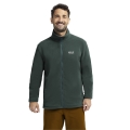 Jack Wolfskin Fleecejacke Taunus 200 Full Zip (warm, optimale Bewegungsfreiheit) sage grün Herren