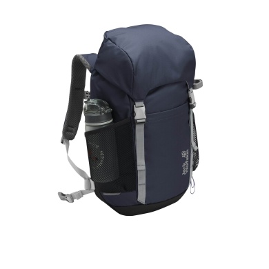 Jack Wolfskin Kinder-Wanderrucksack Explorer (bequemes Tragesystem, für Kinder ab 6 Jahren) nachtblau 20 Liter