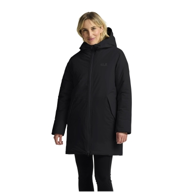 Jack Wolfskin Regenjacke Frost Haven (warm, wasserdicht) schwarz Damen