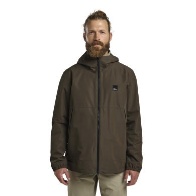 Jack Wolfskin Regenjacke Terraview 2-Lagen (wasserdicht, atmungsaktiv, elastische Bünd) 2025 braun Herren