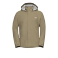 Jack Wolfskin Regenjacke Trailtime 2-Lagen (wasserdicht, atmungsaktiv) 2026 hellbraun Herren