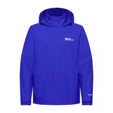 Jack Wolfskin Regenjacke Trailtime 2-Lagen (wasserdicht, atmungsaktiv) blau Herren