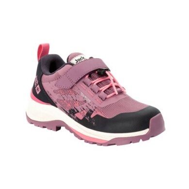 Jack Wolfskin Wanderschuhe Villi Hiker Texapore Low (wasserdicht, atmungsaktiv) violett/pink Mädchen