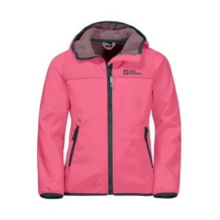 Jack Wolfskin Softshelljacke Fourwinds (wind-& wasserabweisend) pink Mädchen