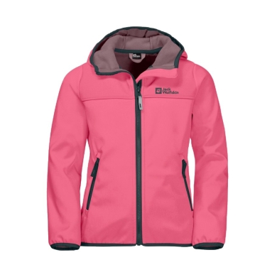 Jack Wolfskin Softshelljacke Fourwinds (wind-& wasserabweisend) pink Mädchen