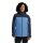 Jack Wolfskin Übergangs-Wanderjacke Wild Places 3in1 (wasserdicht, winddicht) blau/navyblau Damen