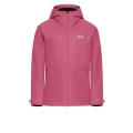 Jack Wolfskin Übergangs-Wanderjacke Wild Places 3in1 (wasserdicht, winddicht) pink Damen