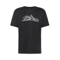 Jack Wolfskin Wander-Tshirt Peak Graphic (atmungsaktiv, schnelltrocknend) phantomgrau Herren
