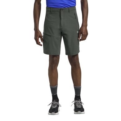 Jack Wolfskin Wanderhose Pico Trial Short (atmungsaktiv, wasserabweisend) kurz grün Herren