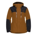 Jack Wolfskin Wanderjacke-/Regenjacke Jasper 2-Lagen (Wetterschutzjacke, wasserdicht, winddicht) orange/schwarz Herren