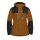 Jack Wolfskin Wanderjacke-/Regenjacke Jasper 2-Lagen (Wetterschutzjacke, wasserdicht, winddicht) orange/schwarz Herren