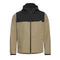 Jack Wolfskin Wanderjacke Mahani (UV-Schutz, leicht, atmungsaktiv) hellbraun/schwarz Herren