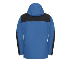 Jack Wolfskin Wanderjacke-/Regenjacke Jasper 2-Lagen (Wetterschutzjacke, wasserdicht, winddicht) blau/schwarz Herren