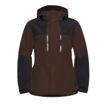 Jack Wolfskin Wanderjacke-/Regenjacke Jasper 2-Lagen (Wetterschutzjacke, wasserdicht, winddicht) dunkelbraun Herren
