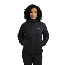 Jack Wolfskin Wanderjacke Prelight Insulated (winddicht, warm) schwarz Damen