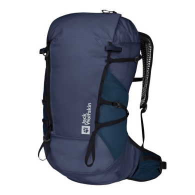 Jack Wolfskin Wanderrucksack Prelight Vent (AEROVENT PRO-Tragesystem) dunkelblau 20 Liter