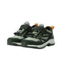 Jack Wolfskin Wanderschuhe Villi Hiker Texapore Low (wasserdicht, atmungsaktiv) dunkelgrün/mint Kinder