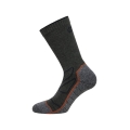 Jack Wolfskin Wandersocke Crew Vojo CL (geruchshemmend, schnelltrocknend) dunkelgrau - 1 Paar