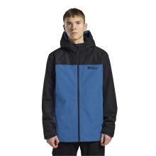 Jack Wolfskin Winterjacke Taubenberg 3in1 2025 (wasser- und winddicht, Fleece-Innenjacke) aurora blau Herren