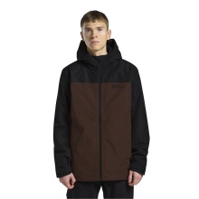 Jack Wolfskin Winterjacke Taubenberg 3in1 2025 (wasser- und winddicht, Fleece-Innenjacke) dunkelbraun Herren
