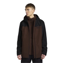 Jack Wolfskin Winterjacke Taubenberg 3in1 2025 (wasser- und winddicht, Fleece-Innenjacke) dunkelbraun Herren