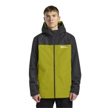 Jack Wolfskin Winterjacke Taubenberg 3in1 2025 (wasser- und winddicht, Fleece-Innenjacke) gelb/schwarz Herren