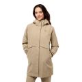 Jack Wolfskin Wintermantel Baylight 3in1 Coat (wasserdicht, winddicht) hellbraun Damen