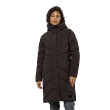 Jack Wolfskin Wintermantel Marienplatz Coat (winddicht, sehr wasserabweisend) braun Damen