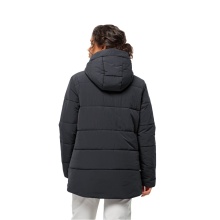 Jack Wolfskin Wintermantel Karolinger Long (warm, winddicht, sehr wasserabweisend) phantomgrau Damen