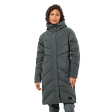 Jack Wolfskin Wintermantel Marienplatz Coat (winddicht, sehr wasserabweisend) dunkelgrün Damen
