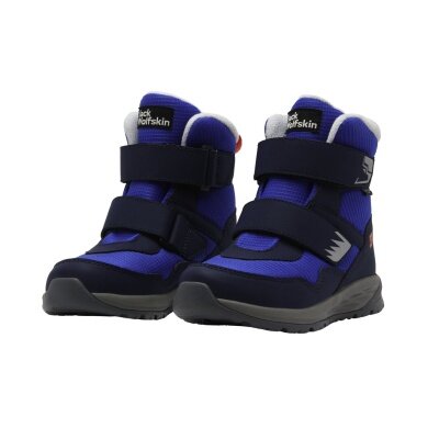 Jack Wolfskin Winterschuhe Polar Bear-B Texapore Mid VC (wasserdicht, atmungsaktiv) blau/navyblau Jungen