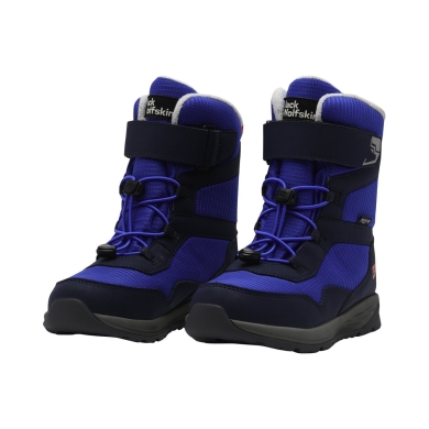 Jack Wolfskin Winterstiefel Polar Bear-B Texapore High VC (wasserdicht, atmungsaktiv) blau/navyblau Jungen