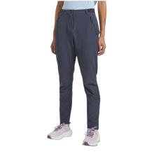 Jack Wolfskin Softshell-Wanderhose Geigelstein Slim Pant (wasserabweisend, atmungsaktiv) graphitegrau Damen