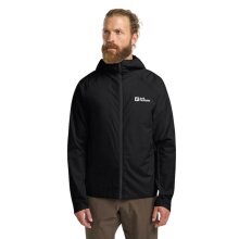 Jack Wolfskin Wanderjacke Prelight Octa (leicht, atmungsaktiv, wasserabweisend) schwarz Herren