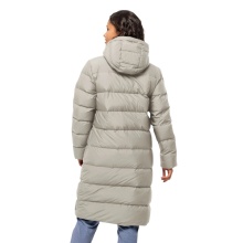 Jack Wolfskin Winter-Daunenmantel Frozen Palace Coat 2025 (winddicht, wasserabweisend) grau Damen