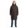 Jack Wolfskin Winter-Daunenmantel Frozen Palace Coat 2025 (winddicht, wasserabweisend) dunkelbraun Damen