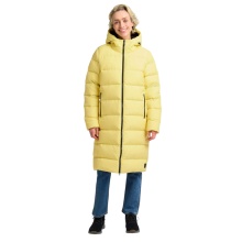 Jack Wolfskin Winter-Daunenmantel Frozen Palace Coat 2025 (winddicht, wasserabweisend) gelb Damen
