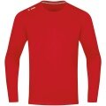 JAKO Sport-Langarmshirt Run 2.0 (100% Polyester, atmungsaktiv) rot Herren