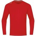 JAKO Sport-Langarmshirt Run 2.0 (100% Polyester, atmungsaktiv) rot Jungen