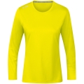 JAKO Sport-Langarmshirt Run 2.0 (100% Polyester, atmungsaktiv) gelb Damen