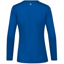JAKO Sport-Langarmshirt Run 2.0 (100% Polyester, atmungsaktiv) royalblau Damen