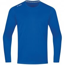 JAKO Sport-Langarmshirt Run 2.0 (100% Polyester, atmungsaktiv) royalblau Jungen