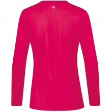 JAKO Sport-Langarmshirt Run 2.0 (100% Polyester, atmungsaktiv) pink Damen