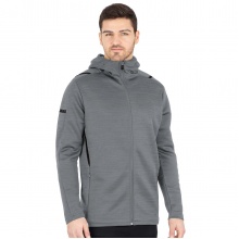 JAKO Freizeitjacke Challenge mit Kapuze (100% Polyester) dunkelgrau Herren