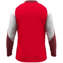 JAKO Sport-Langarmshirt Dynamic (Polyester-Eyelet) rot/weiss/dunkelrot Kinder