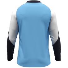 JAKO Sport-Langarmshirt Dynamic (Polyester-Eyelet) himmelblau/weiss/marineblau Kinder