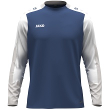 JAKO Sport-Langarmshirt Dynamic (Polyester-Eyelet) nachtblau/weiss/hellgrau Herren