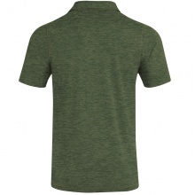 JAKO Sport/Freizeit Polo Premium Basics (Polyester-Stretch-Jersey) khaki/grün meliert Herren