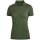 JAKO Sport/Freizeit Polo Premium Basics (Polyester-Stretch-Jersey) khaki/grün meliert Damen